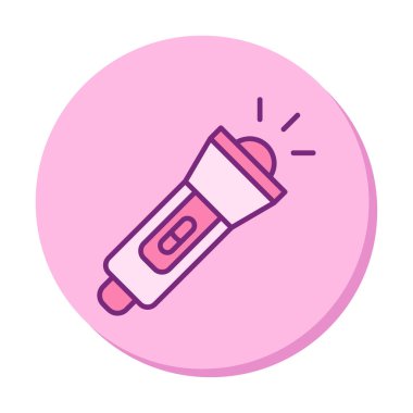 el feneri düz simge vektör çizim  