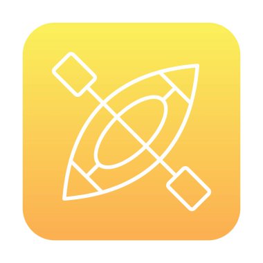 Kayak vektör illüstrasyonu, simge ögesi arkaplanı                    