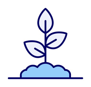 filizlenme simgesi, vektör illüstrasyonu  