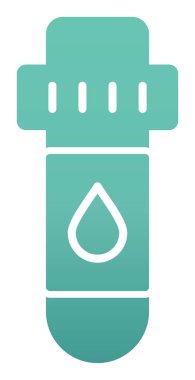 Kan Test Ağı simgesi, vektör illüstrasyonu