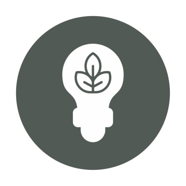 Ampul simgesi. vektör illüstrasyonu 