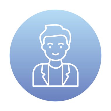 Dişçi web simgesi, vektör illüstrasyonu