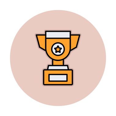 kupa simgesi, vektör çizimi