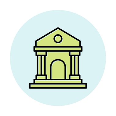 Simge vektör tasarlamak yapı Müzesi