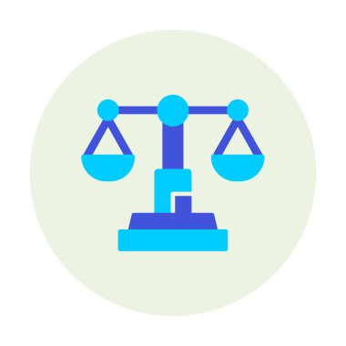  Adalet Ölçekli ikon vektör çizimi tasarımı