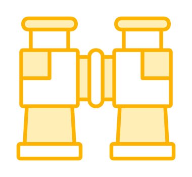 binoküler ikon vektör çizimi