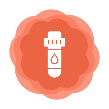 Kan Test Ağı simgesi, vektör illüstrasyonu