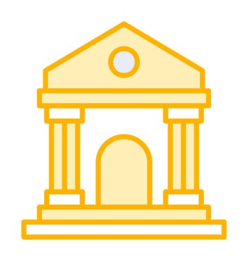 Simge vektör tasarlamak yapı Müzesi