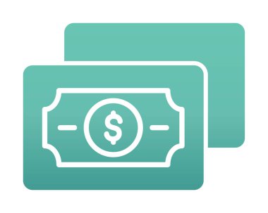 para düz simgesi, vektör illüstrasyonu