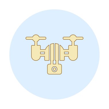 İHA simgesi, vektör illüstrasyonu  