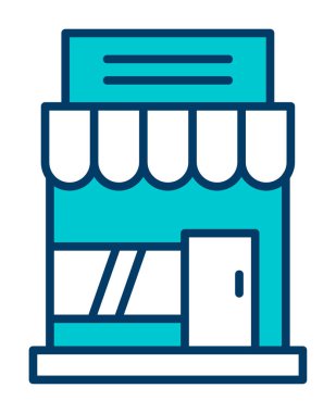 Web simgesi, vektör çizim depolamak 