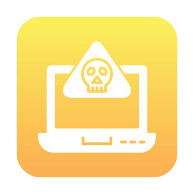 dizüstü bilgisayar simgesi, vektör illüstrasyonu basit tasarım