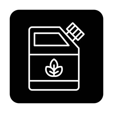 Modern Eko Yakıt simgesinin vektör çizimi                     