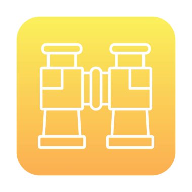 binoküler ikon vektör çizimi