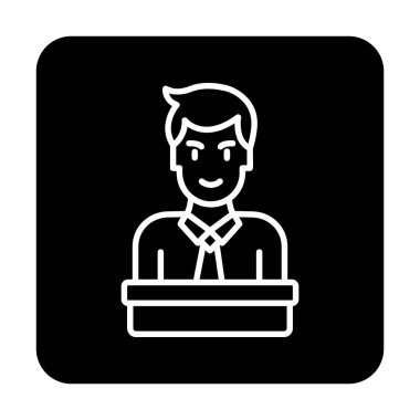 ana bilgisayar simgesi vektör çizimi