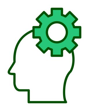 Yaratıcı süreç simgesi, vektör illüstrasyonu                       