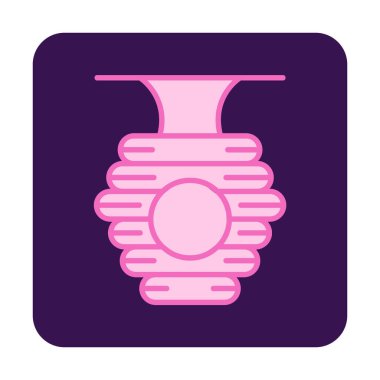 Arı kovanı simgesi vektör illüstrasyonu