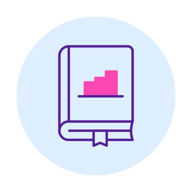 Çizelge simgesi, vektör illüstrasyonu   