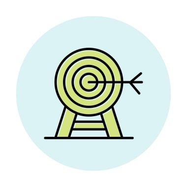 hedef simge, vektör illüstrasyonu basit tasarım