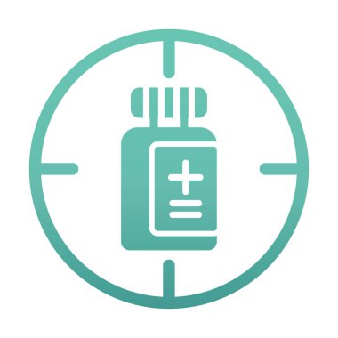 hedef simge, vektör illüstrasyonu basit tasarım