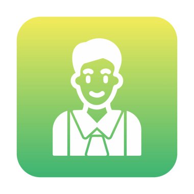 Basit düz yönetici satırı simgesi