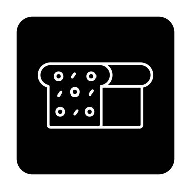 Gıda simgesi, Ekmek 'in vektör illüstrasyonu                    