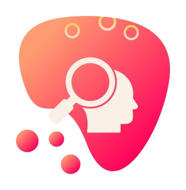 Basit Araştırma simgesi, vektör illüstrasyonu