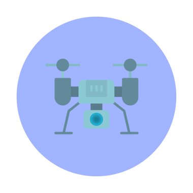 İHA simgesi, vektör illüstrasyonu  