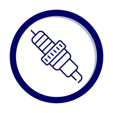 Buji simgesinin vektör illüstrasyonu