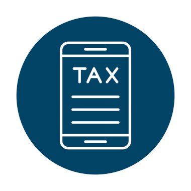 akıllı telefon simgesi, vektör illüstrasyonu basit tasarım