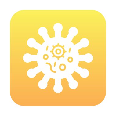 Corona virüs simgesi, covid-19 salgın hastalık sembolü, çizgi biçimi vektör simgesi