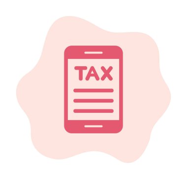 akıllı telefon simgesi, vektör illüstrasyonu basit tasarım