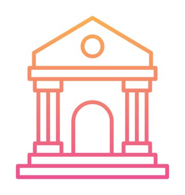 Simge vektör tasarlamak yapı Müzesi