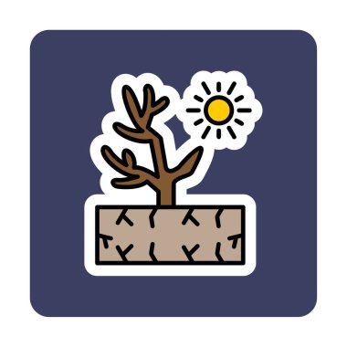 Mercan simgesi vektör illüstrasyonu