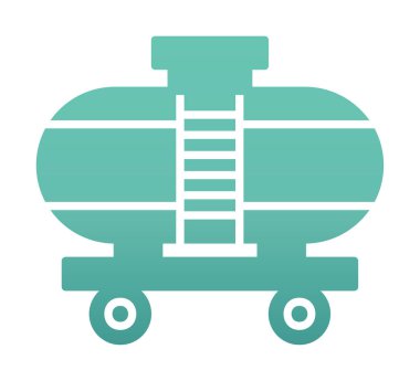 Tren, vagon nakliye ikonları. Kargo için lojistik resimler