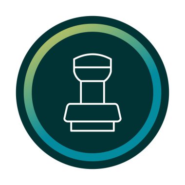 Dolu taslak biçiminde damgalama simgesi