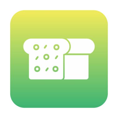 Gıda simgesi, Ekmek 'in vektör illüstrasyonu                    