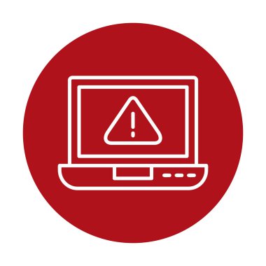 uyarı simgesi olan dizüstü bilgisayar 