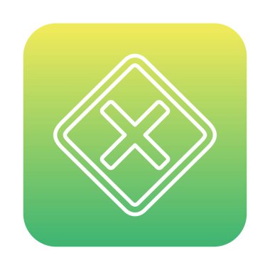 Tahriş simgesi için vektör illüstrasyonu  