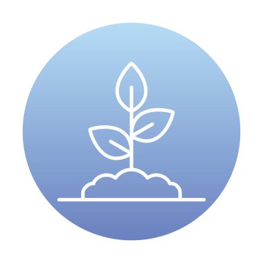 filizlenme simgesi, vektör illüstrasyonu  