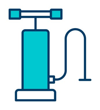 Hava Pompası ağ ikonu vektör illüstrasyonu