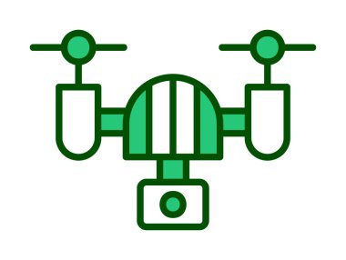 İHA simgesi, vektör illüstrasyonu  