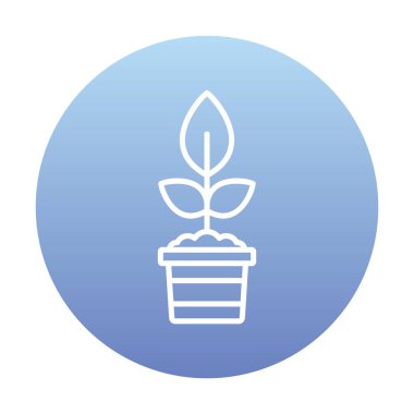  demlik vektör tasarımında düz bitki