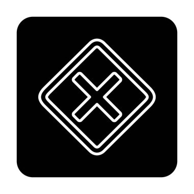 Tahriş simgesi için vektör illüstrasyonu  