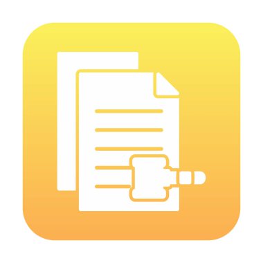 belgelerin vektör çizimi simgesi  