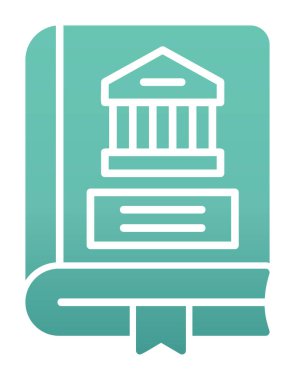 Kültür kitabı. Web simgesi basit illüstrasyon 