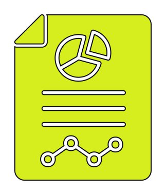 Analiz web simgesi vektör illüstrasyonu    