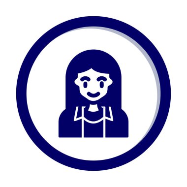 vektör kadın turist avatar karakteri 