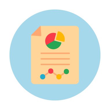 Analiz web simgesi vektör illüstrasyonu    