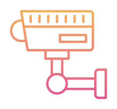 ccTV kamerasının vektör illüstrasyonu 